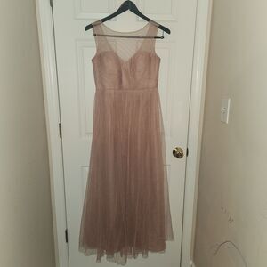 Jenny Yoo Collection Bridesmaid's Dress, Aria, Blush Pink size 10